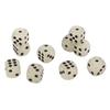 20 Pieces Glowing Dice Medium Black Dot Classic Plastic 6 Sided Dice Table Game Dice for Board Games