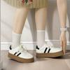thick-soled German training shoes women's spring new niche lightweight Baita students thick baseplate shoes sports and leisure shoes