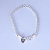 Women's Faux Silver Twist Bangle Cuff Charm Bracelet Clasp Party Jewelry