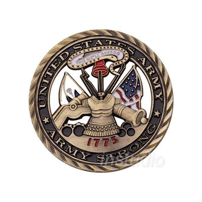 American Challenge Coins, Commemorative Medals, Creative Decorations, Hollowed-out Designs, Coins, Military Medals, Painted Crafts, Collectibles