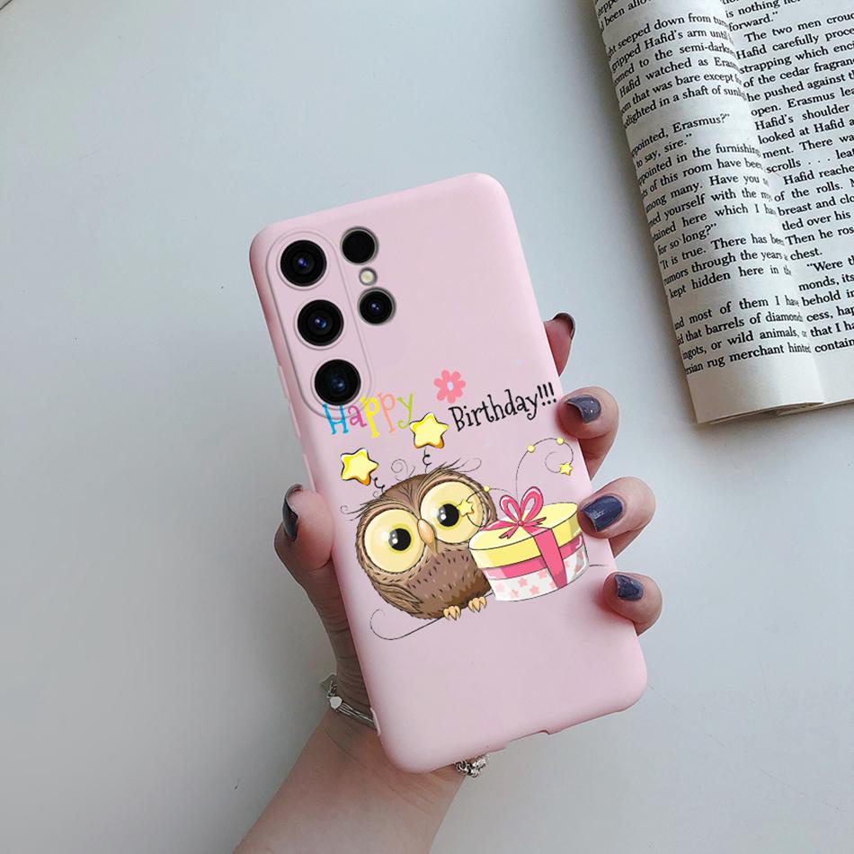 For Samsung Galaxy S24 Ultra Case S24 Plus Sunflower Girl Painted Soft Silicone Phone Case For Samsung S24 Ultra S 24 S24+ Shell