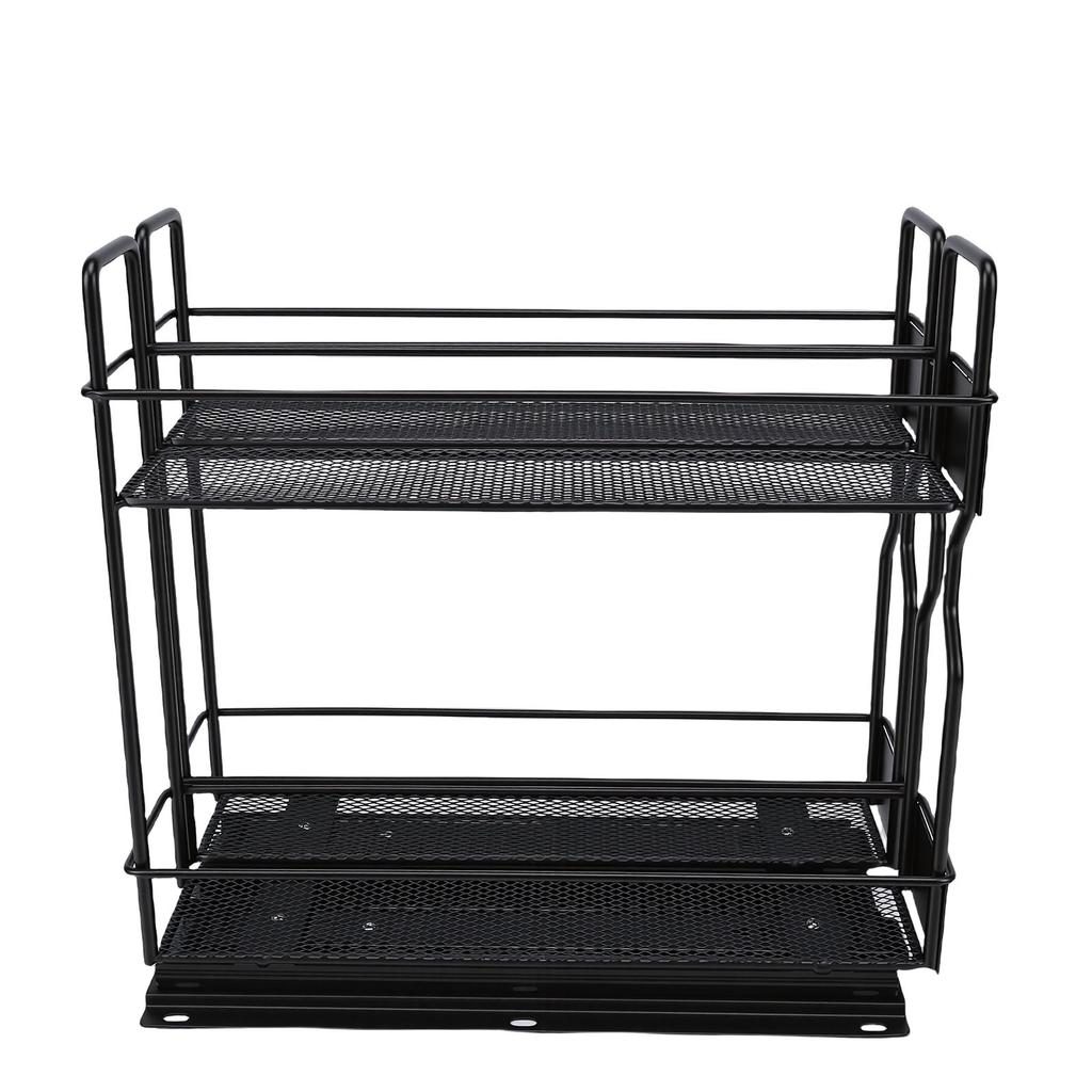 Pull Out Seasoning Rack for Cabinet Slide Out Seasoning Kitchen with Label Stickers