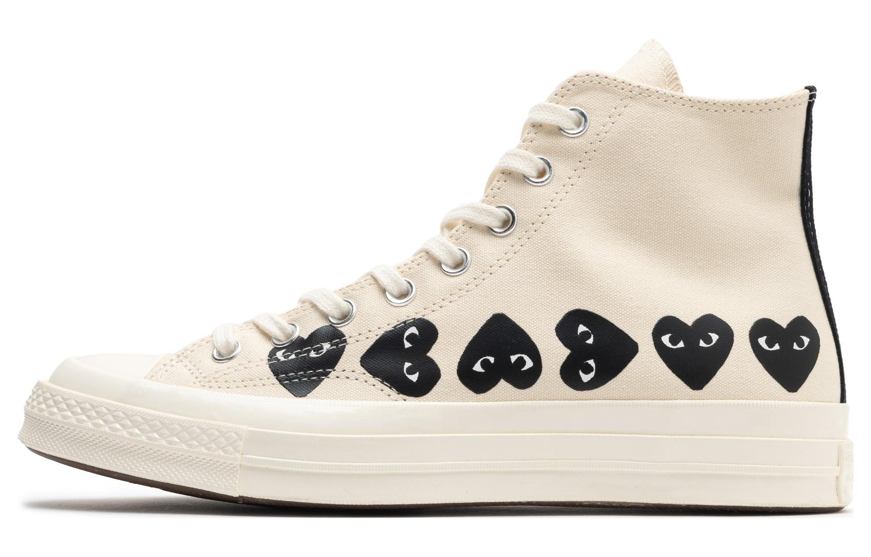 

Converse Chuck Taylor All Star 70 Hi Comme Des Garcons PLAY Multi-Heart Milk A08148C 35