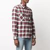Off-White Check Arrow Flannel Shirt Red Men Tops OMGA133R21FAB0022500