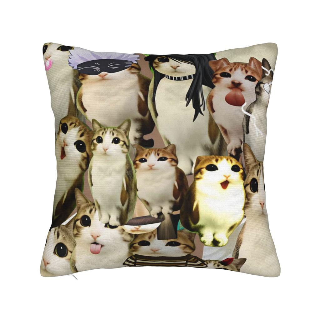 Kissenbezug Meowl Lustige Süße Katze Eule Vintage Kissenbezug Für Wohnzimmer Stuhl Kissenbezüge
