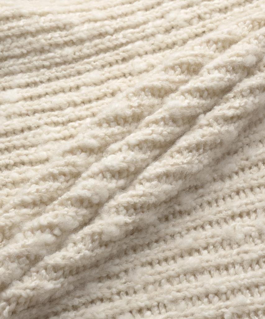 Ami Half Zipper Knit - Ivory / Uks633Kn0022185