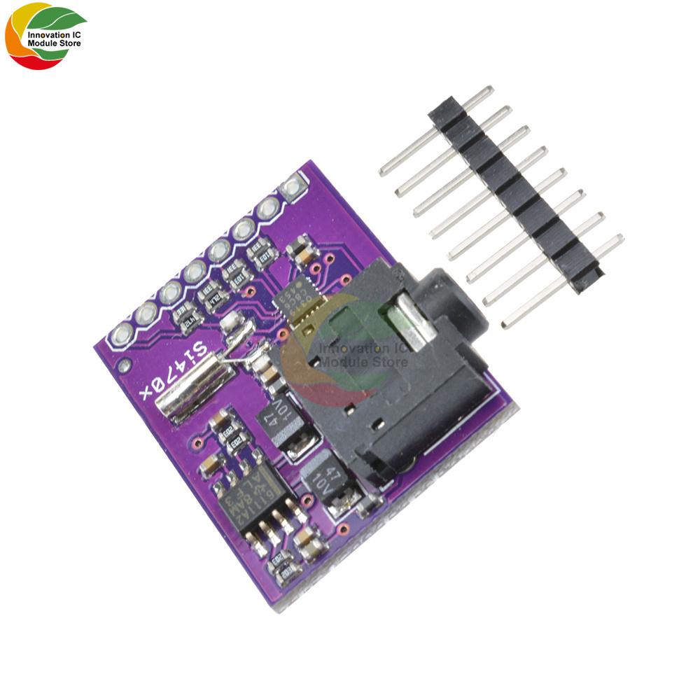 

Ziqqucu Si4703 Radio Tuner Circuit Development Board Radio Station Module FM Radio FM Tuner Module for Arduino AVR PIC ARM