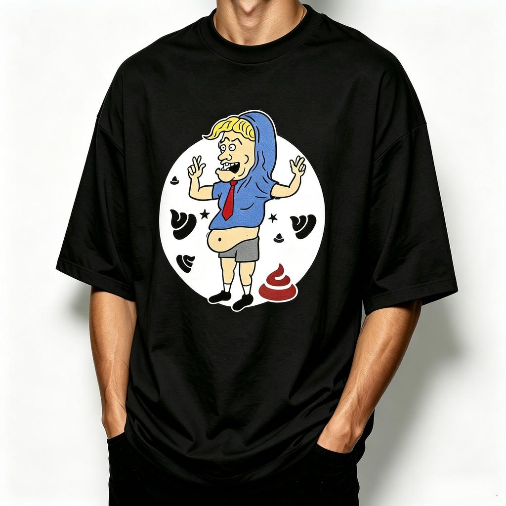 Modal Unisex Tshirt Vintage Funny Cartoon Graphic Print Oneck Short Sleeve Hip Hop Streetwear Loose Daily Casual Tees Tops