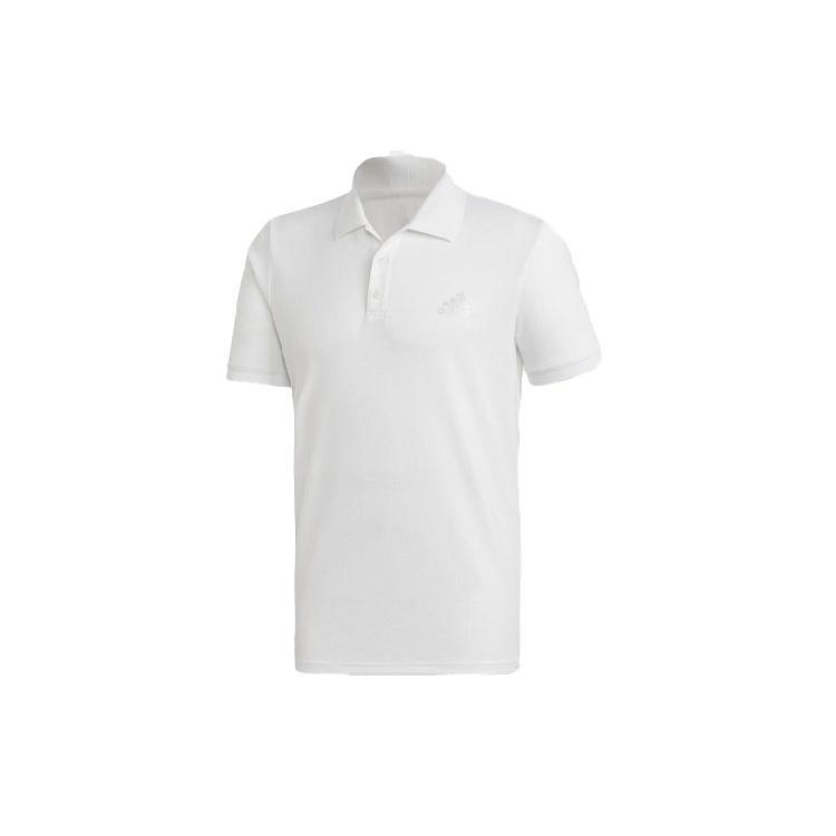 adidas Tennis Sports lapel Polo Shirt White Men s FK0744 M