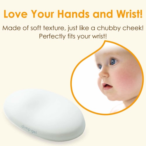 ELECOM Wrist Rest Dip Gel Gel White MOH-DG01WH