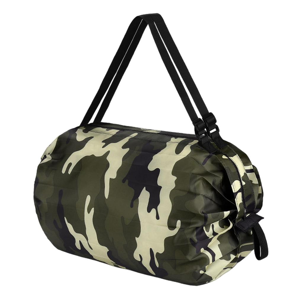 Foldable Grocery Storage Tote Adjustable Shoulder Strap Container Case Pouch Portable Reusable