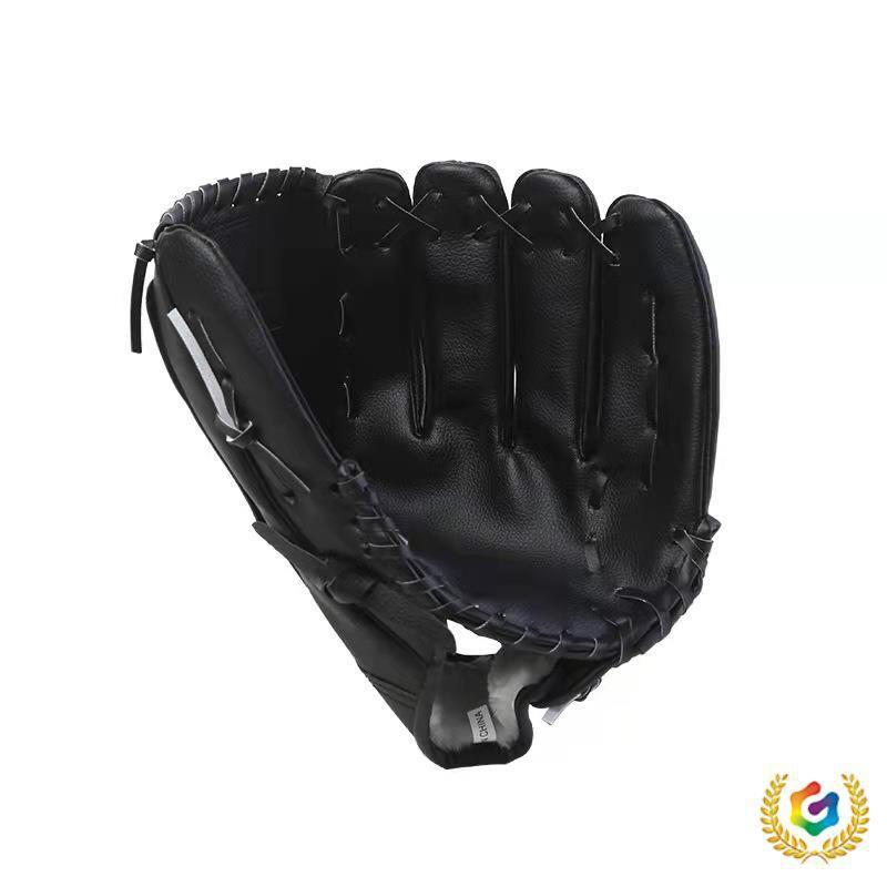 Youth Adult Softball Baseball Glove PU Leather Catcher Fielding Mitt Kids Teens Men Women