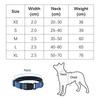 Reflective Widened Dog Collar for Medium Large Dogs Durable Lightweight Adjustable Soft Padded Pet Collars for Samoyed Labrador