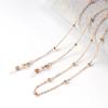 Women's High-End Beaded Metal Glasses Necklace - Anti-Slip Simple Jewelry Lanyard