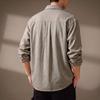 Men's Premium Striped Textured Casual Long-Sleeve Shirt