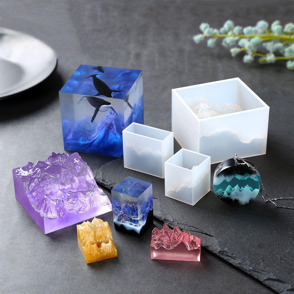 Transparent Broken Mountain Ocean Silicone Mold Crafts Tools Jewelry Making Jewelry Accessory