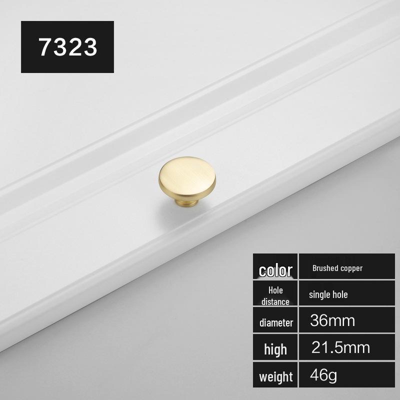Modern Gold and Black Zinc Alloy Cabinet and Wardrobe Door Handles