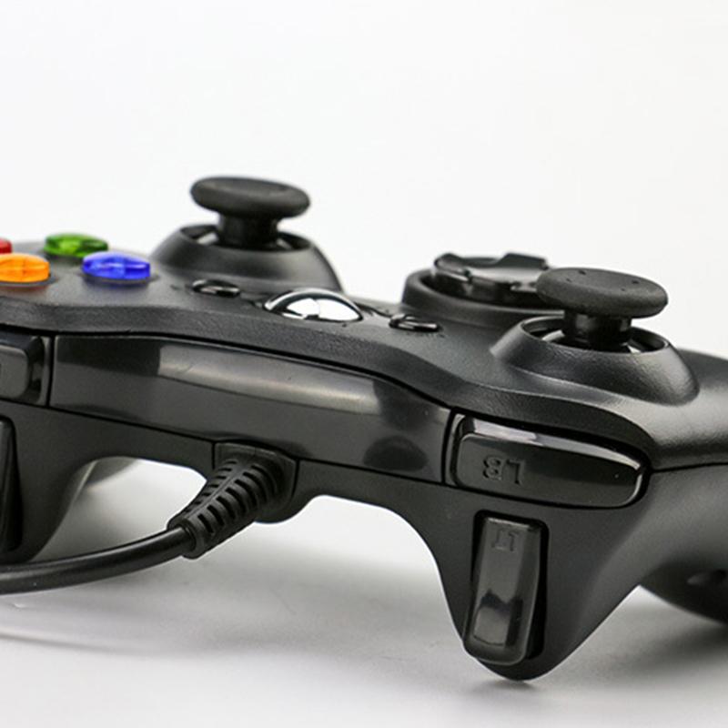 USB Wired Vibration Gamepad Joystick for PC Controller for Windows 7 / 8 / 10 No