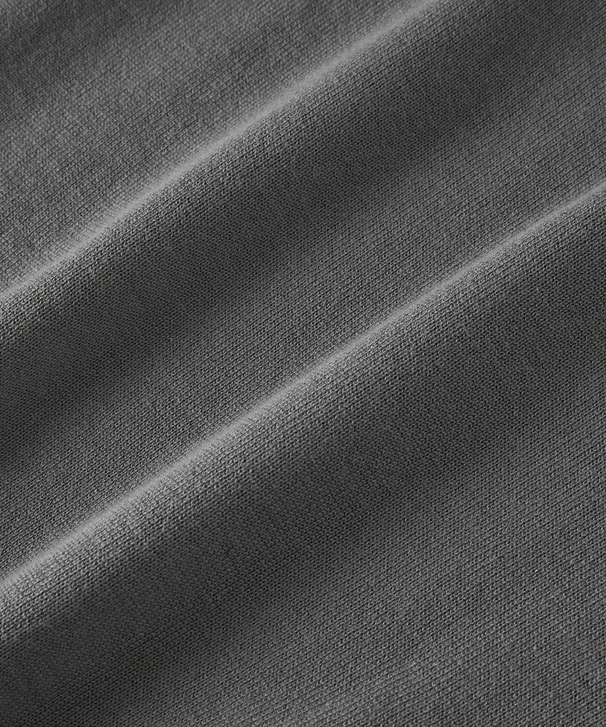 Teildeon Cotton Knit Polo Shirt Gray