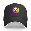 Colorful Dog Pet Pop - Art Style Sandwich Baseball Cap