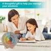 3PCS Mental Health Decor Set,Feelings Wheel & 2 Stands, Emotion Wheel,Suitable for Emotion Recognition and Communication, Ideal for School Counselors