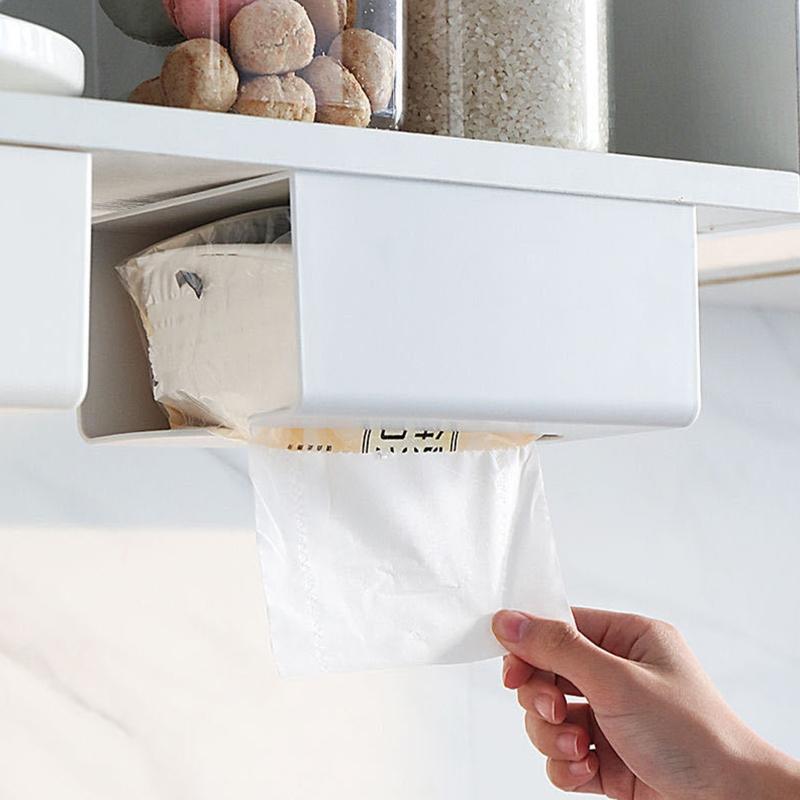 Decorative Tissue Box Rectangular Paper Towel Dispenser Napkin Holder Case Bathroom Accessories
