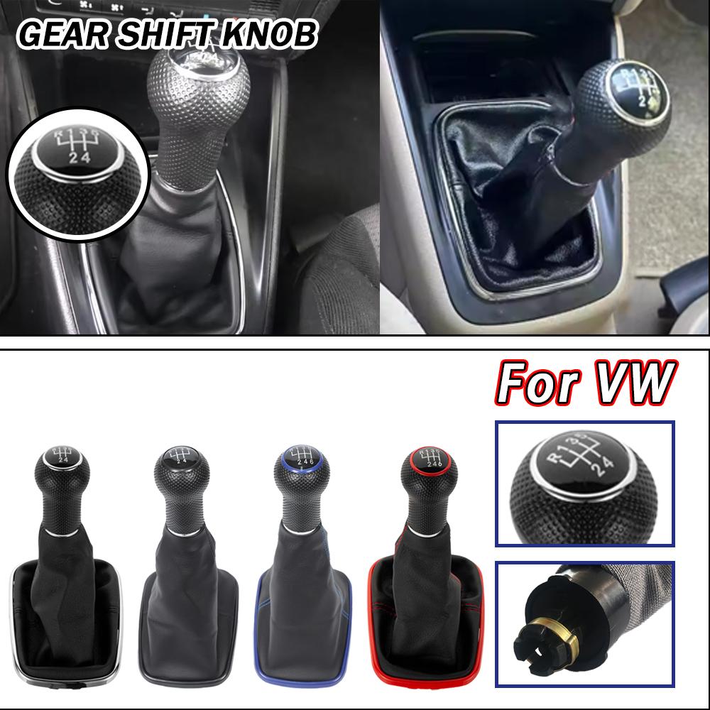 New Product Shift Knob With Dust Cover Manual 5 6 Speed For 1999-2005 VW Golf Bora Jetta MK4 1999-2004