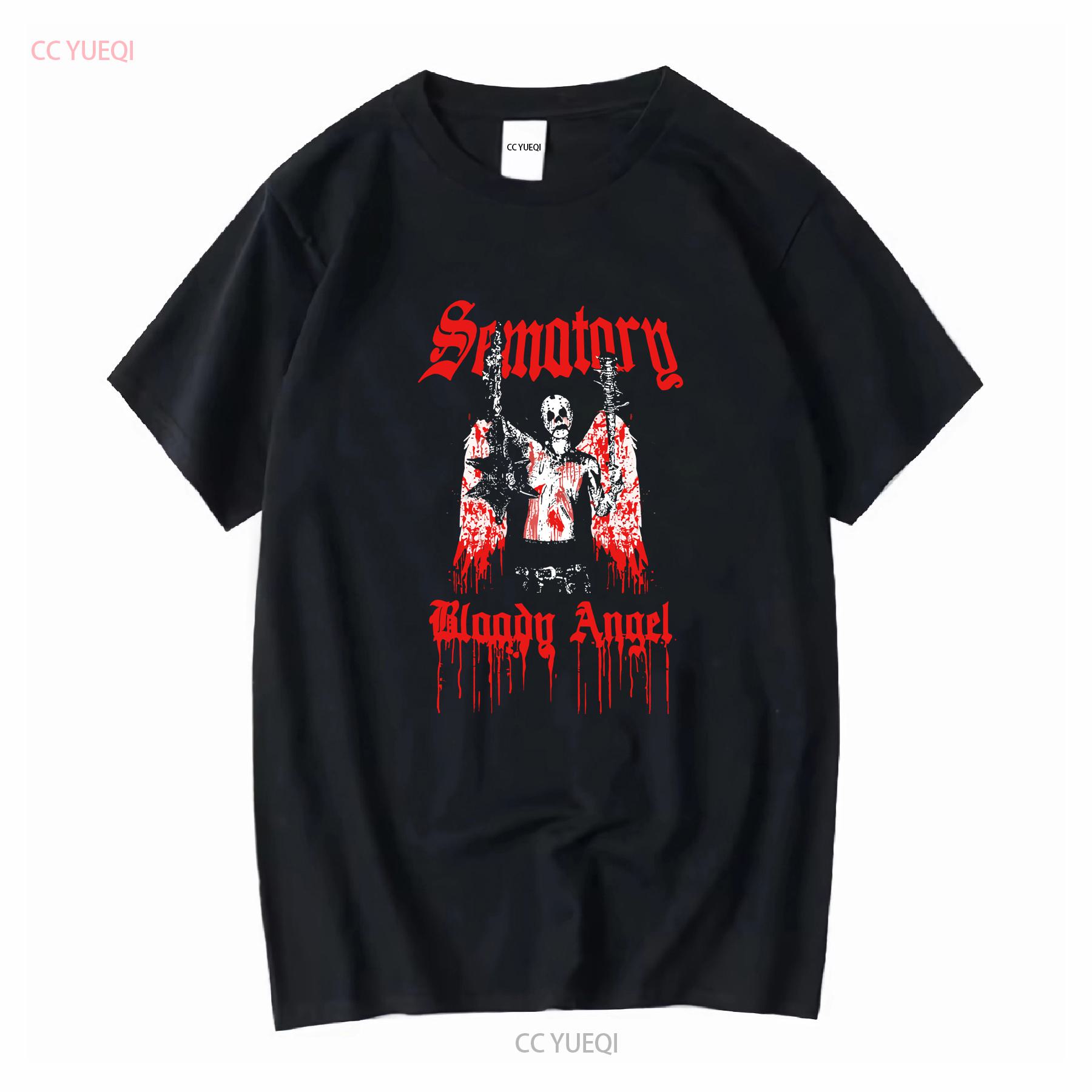 

Haunted Mound Bloody Angel Tears Sematary Album Tour Merch T Shirt FreeShip vintage Washed Unisex Casual Breathable Soft 4XL