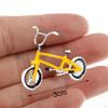 Bicycle Model Vehicles Model, Mini Road Toys, Office Home Office, Miniature Figurines,