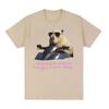 IDK How Much Longer I Can Slay Capybara Funny Meme T Shirts Unisex Women Retro O-Neck Fashion T-shirt Casual Cotton Oversized Tees
