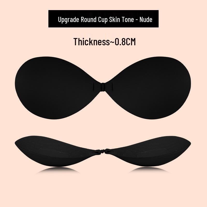 Mangoförmige selbstklebende Push-Up-BH-Einlagen: Atmungsaktive, unsichtbare Nippelabdeckungen für große Brüste - Anti-Hänge-Unterstützung für Hochzeitskleider