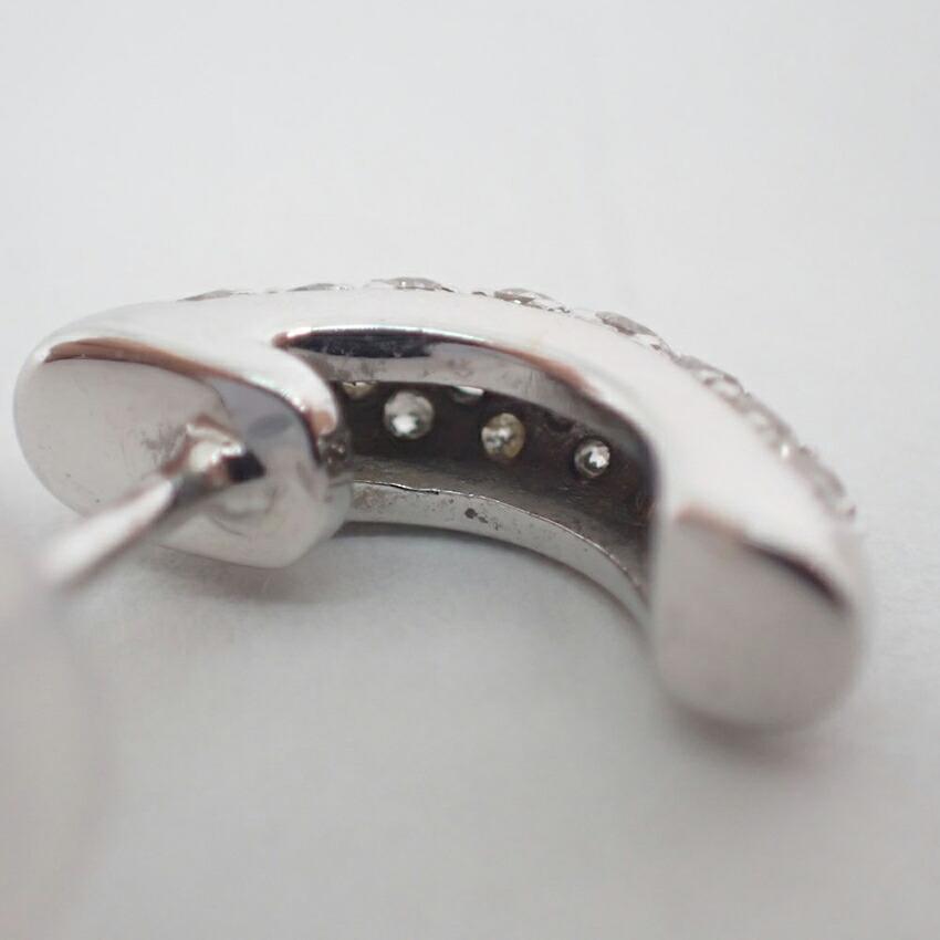 [Used] K18 Diamond Earrings/j109-1