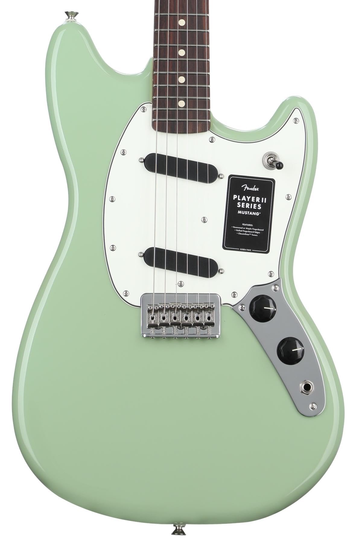 

II Mustang Rosewood Fingerboard Birch Green Fender Electric Guitar Fender/Player