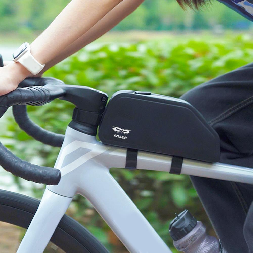 1.5L Bicycle Top Tube Bag TPU Cycling Tools Storage Bag Bike Top Frame Bag for MTB Road Bike Accessories