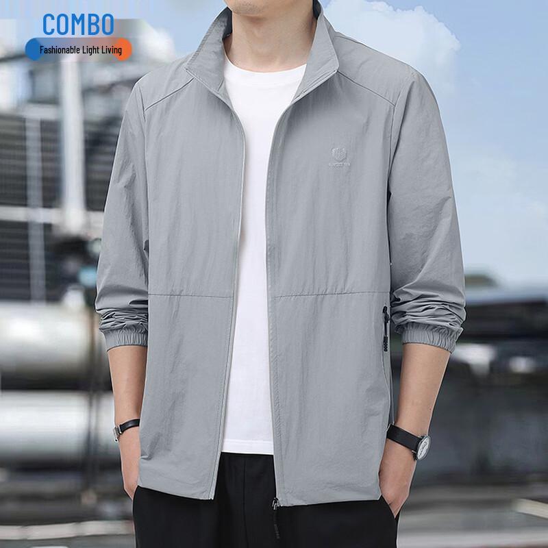 Men s Hooded Ice-Feel Sun Protection Jacket XL