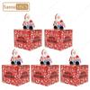 1-10PCS Christmas Gift Father Christmas Elk Christmas Tree Pattern Money Draw Surprise Box Festive Small Gifts Party Supplies