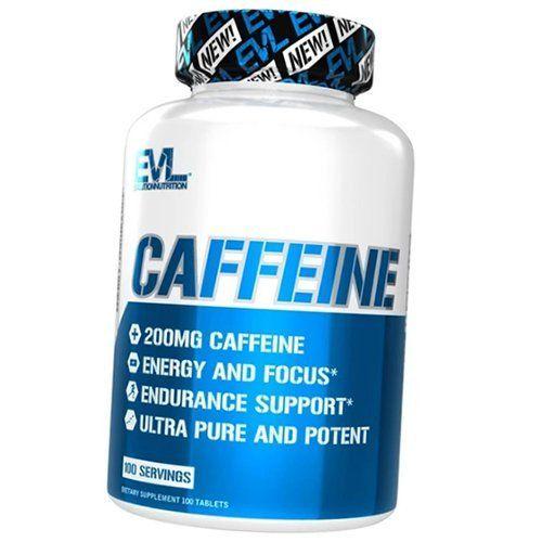 Caffeine Anhydrous, Caffeine, Evlution Nutrition  100tab (11385005)