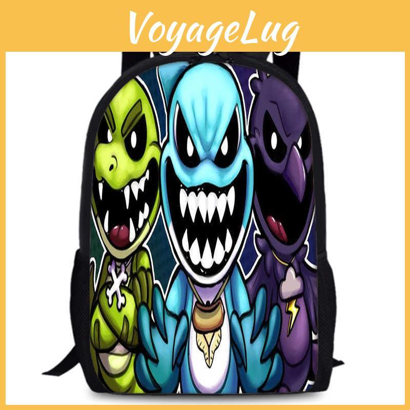 Chapter Playtime Poppy 4 Durable Bookbag 15in Laptop Anime Backpack Oxford