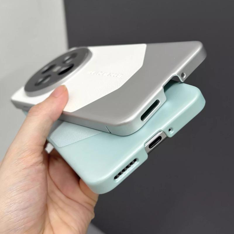 PU Kožené pouzdro na telefon pro VIVO X200 Ultra Matné Prošívání Pokovení Tvrdý Nárazuvzdorný Kryt pro VIVO X200s X100 Ultra X100 Pro mini Nárazník