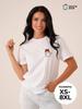 Oversized Cotton T-shirt with "Cat In Pocket" Print