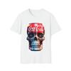 Tricou Unisex din Bumbac Moale. Doză Coca Cola Craniu