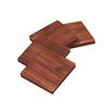 Round Home Decor Walnut Wood Wooden Coasters Tableware Bowl mat Cup Pad Placemats Dish Pad