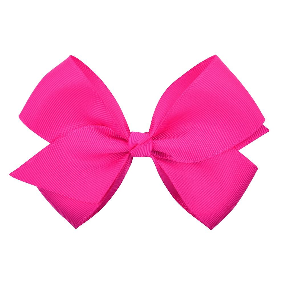 1pcs 4.5 Inches Sweet Candy Color Hair Bows With Clip Kids Girls Boutique Handmade Hair Clip Hairgrips Hair Accessories