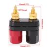 1Pcs Dual Jack Socket Banana Plug Connector