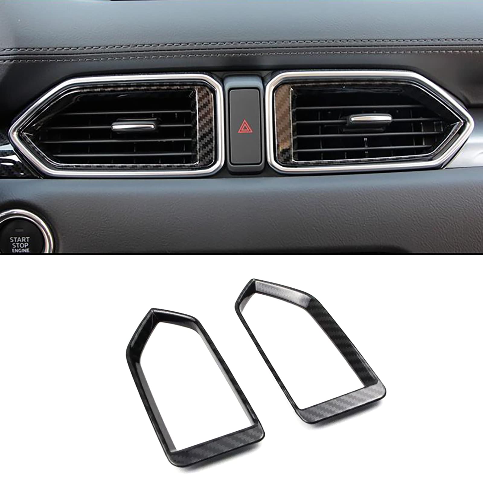 

ZUNEIGUNG Mazda CX-5 2nd Generation Compatible with KF Series, Front, Central, Air Conditioner, Vent,