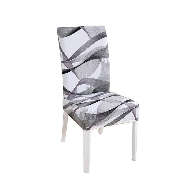 Spandex Chair Cover Stretch Home Dining Elastic Floral Print Chair Covers Multifunctional Spandex Elastic Cloth Universal Size