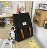 Nylon Casual Backpack For Students With Design And Laptop Compartment