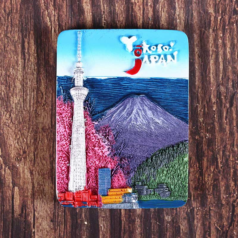 Korea Girl Map Japan Architecture Maldives 3d Fridge Magnet Hawaii Beach America USA Tourism Souvenir Collection Gift Home Decor