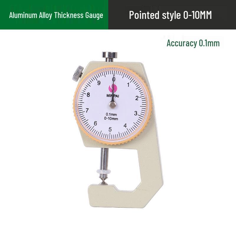 High Precision Digital Micrometer: Steel Pipe & Flat/Bent Pointed Head Thickness Gauge