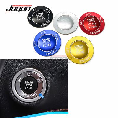 Car Interior Engine Start Stop Push Button Switch Ring Cover Trim For Dodge Charger Challenger Chrysler 2017+